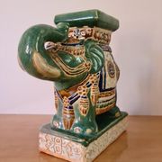 Enamelled ridge vase