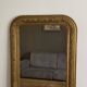 Miroir Louis Philippe fin 19ème. Doré. 75x56.