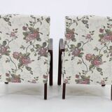 1960s Pair of Resored Armchairs , Czechoslovakia