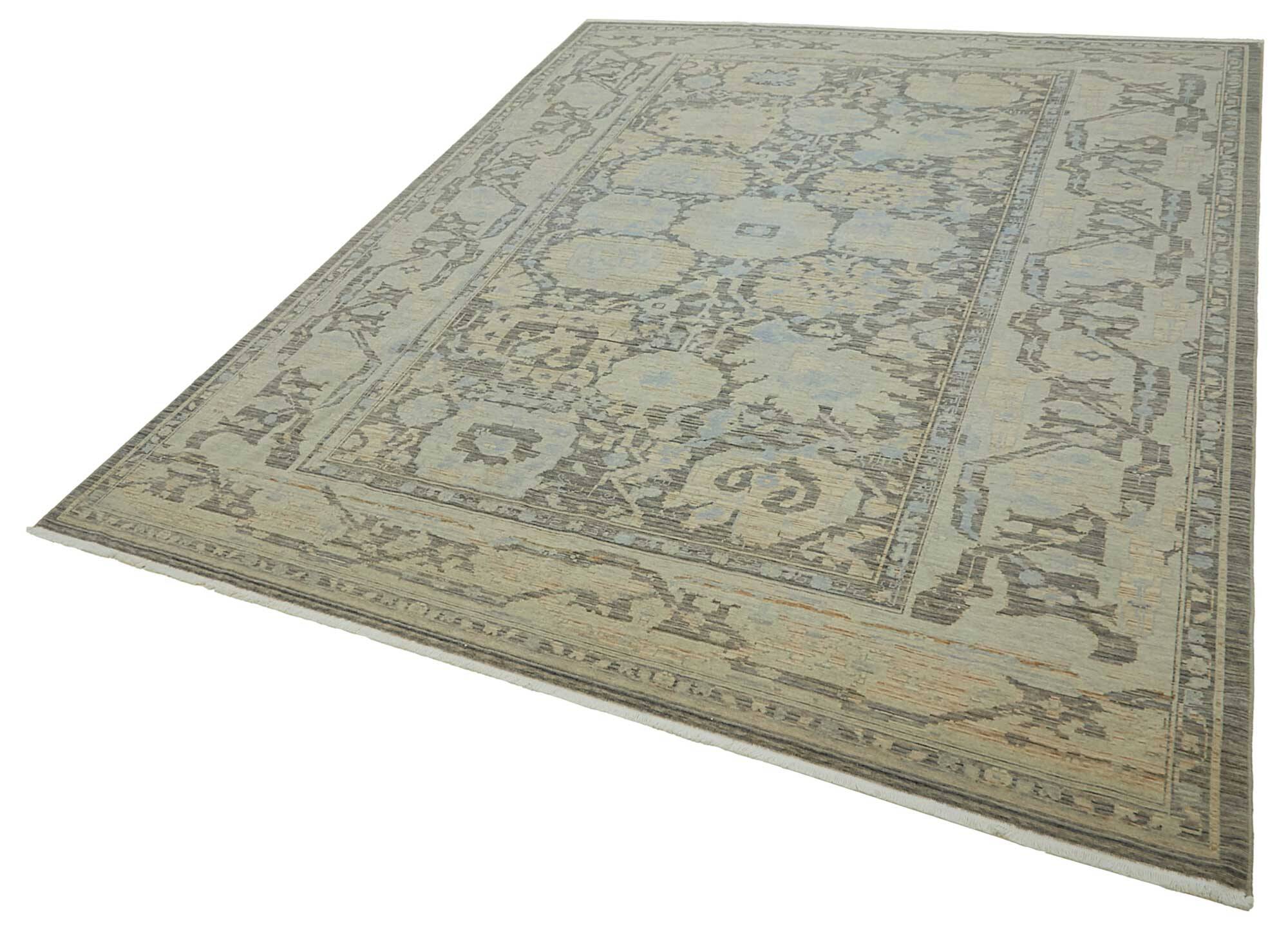 Tapis Oushak turc fait main 245 cm x 340 cm