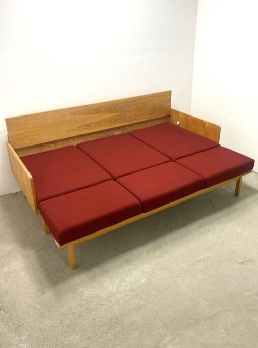 Daybed sofa bed Česky Nabytek, Vintage Czech 1960s