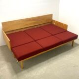 Daybed sofa bed Česky Nabytek, Vintage Czech 1960s