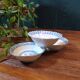 Trio of Ceramic Bowls with Japanese Patterns
