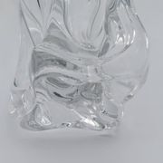 Art Vannes France - Large Sculptural Free-Form Vase - Solid Crystal 1950
