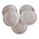5 assiettes terre de fer Longwy