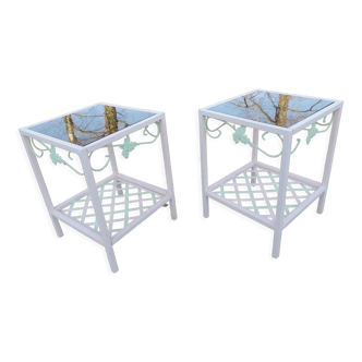 Pair of side tables