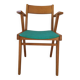 1960s bridge armchair with compass feet