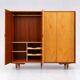 Vintage 4-door wardrobe / linen cabinet from the 1960s or 70s