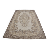 Tapis turc Oushak en laine vintage sku 2200