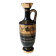 Greek Amphora Vase/Scenes of life Greek Mythology. Signed KA. Handmade in Greece, gilded with 24c fine gold. High 22.5 cm