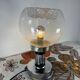 Mushroom lamp chrome murano snaidero italy spage-age 1970
