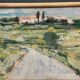 Original Swedish Oil On Panel – “Path” By Olle Larsson – Signed – Vintage & Framed – 35 × 26 Cm (13.8" × 10.2")