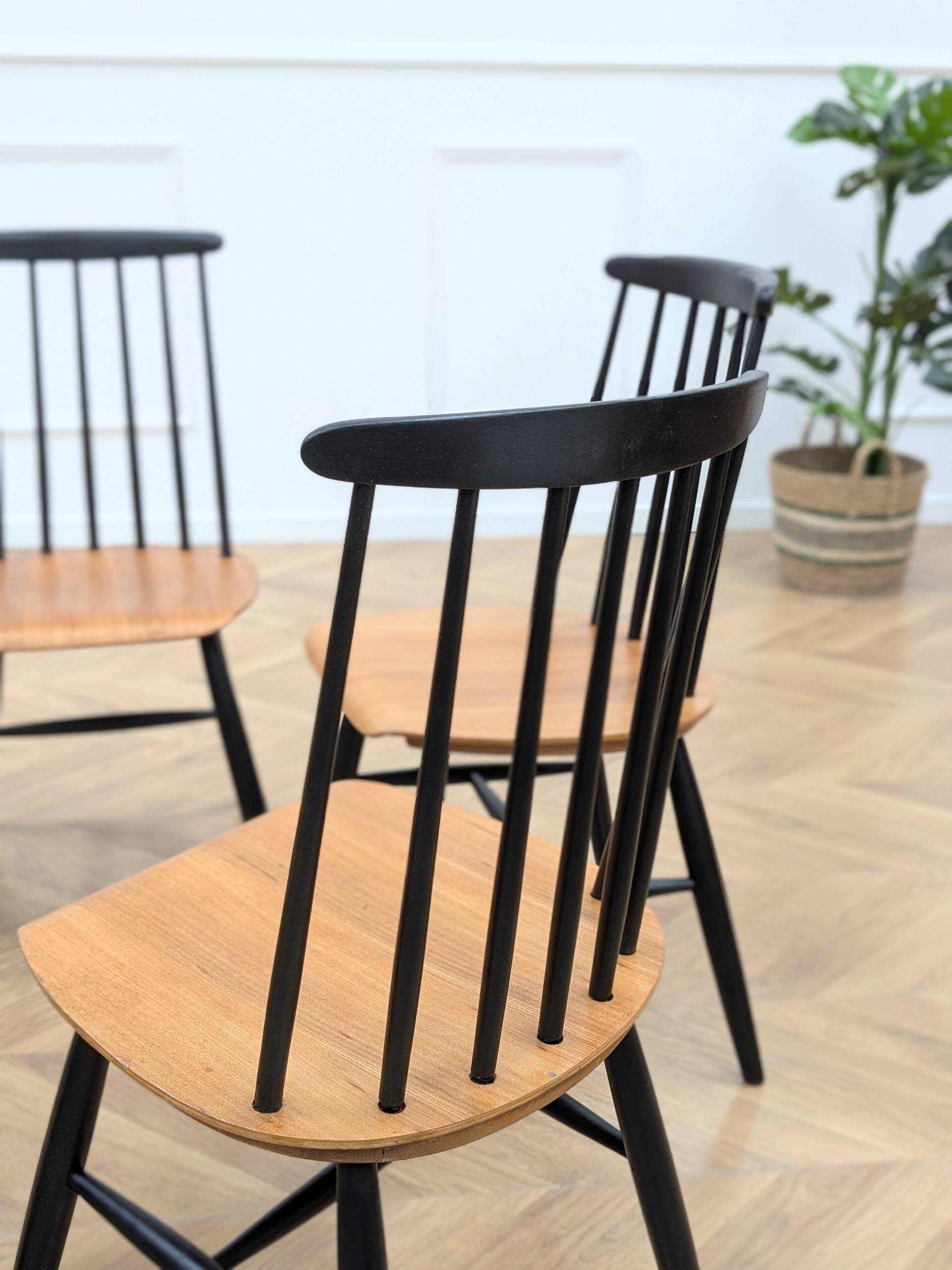 Lot de 5 chaises Fanett Ilmari Tapiovaara