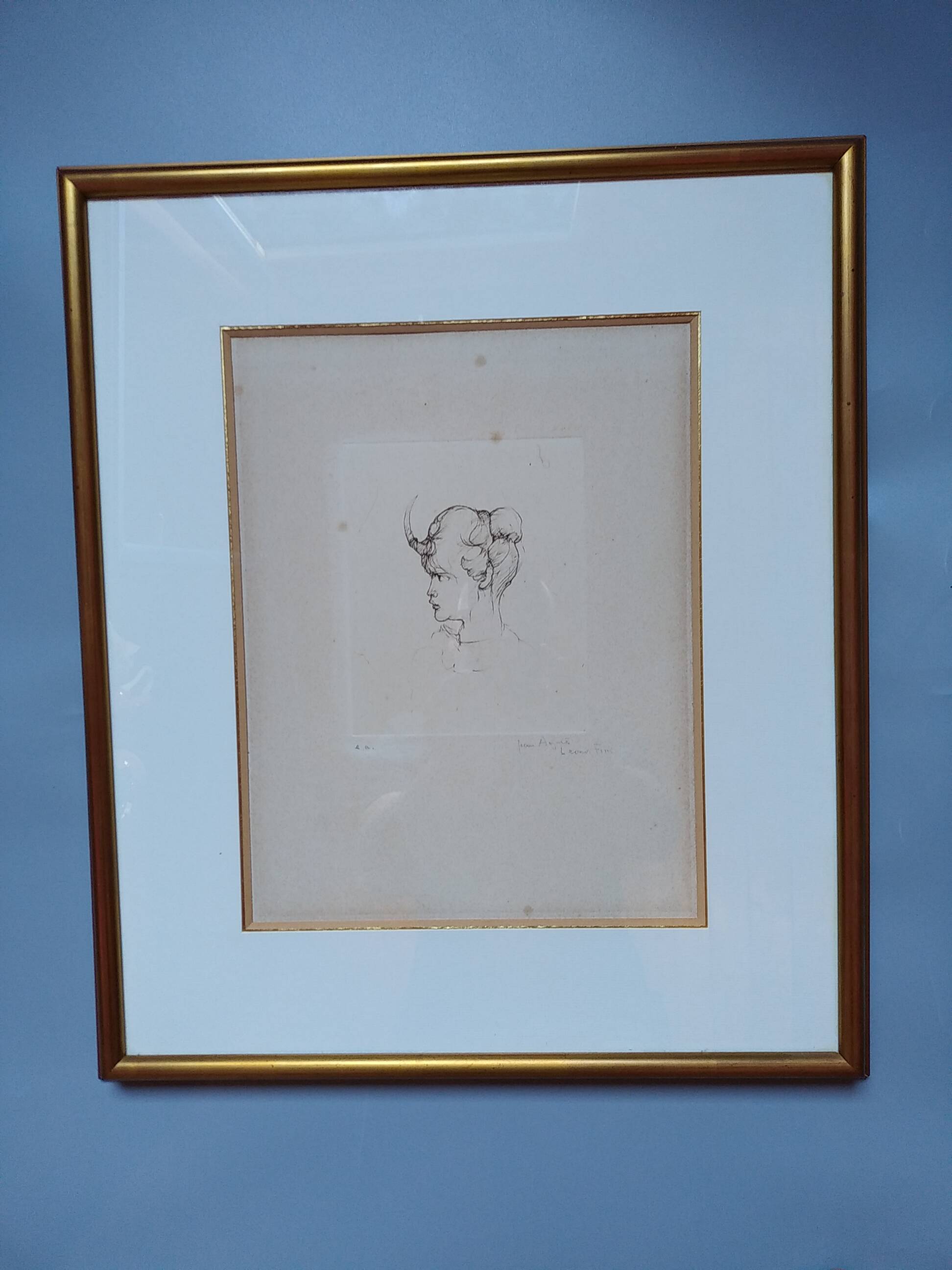 Engraving. Léonor Fini. Signed. Artist's proof.