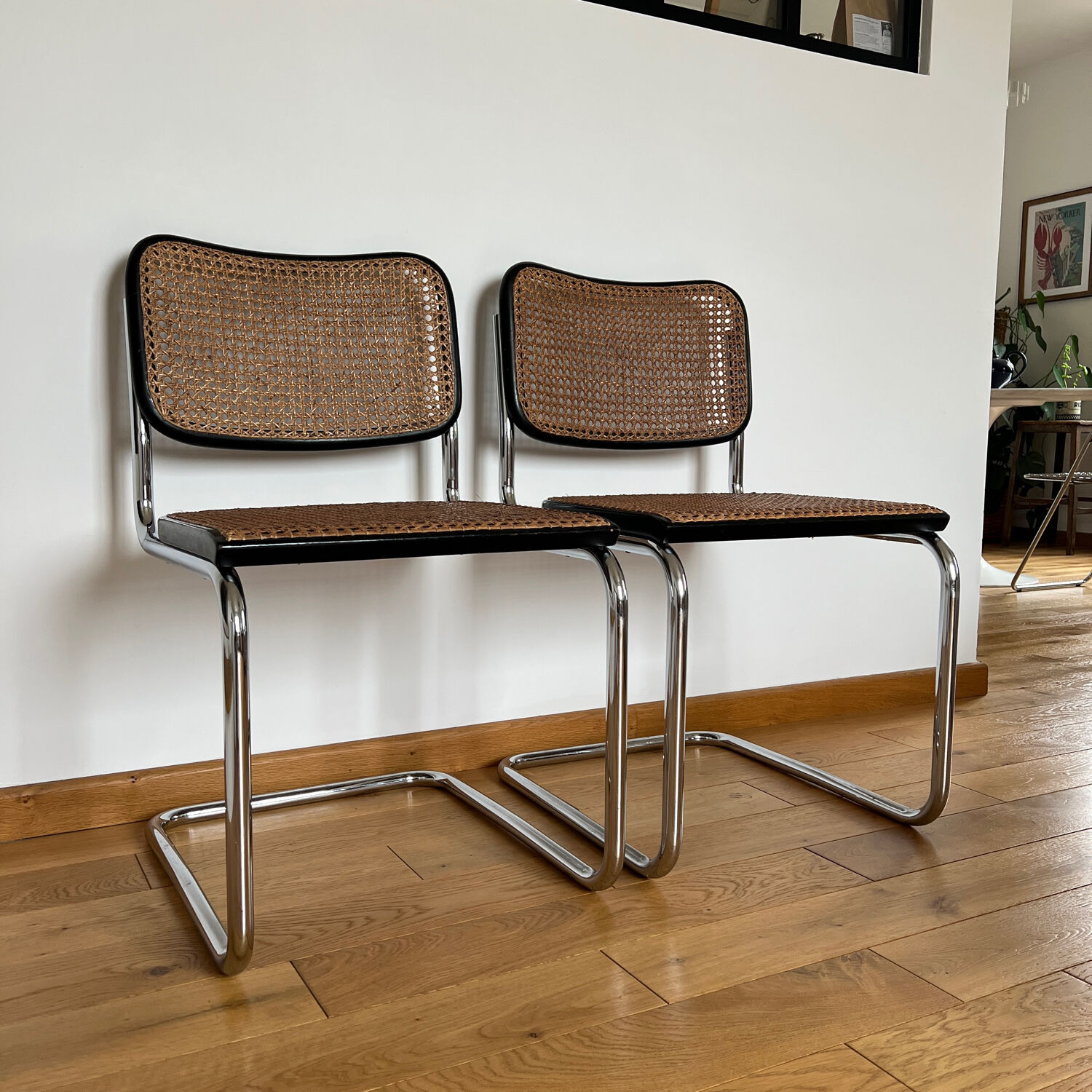 Pair Cesca B32 edition Gavina Marcel Breuer