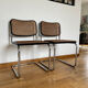 Pair Cesca B32 edition Gavina Marcel Breuer