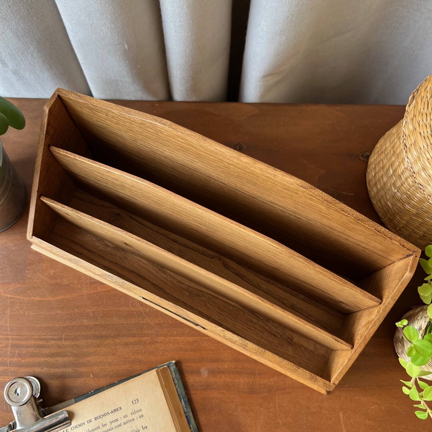 Wooden mail holder “my heart”