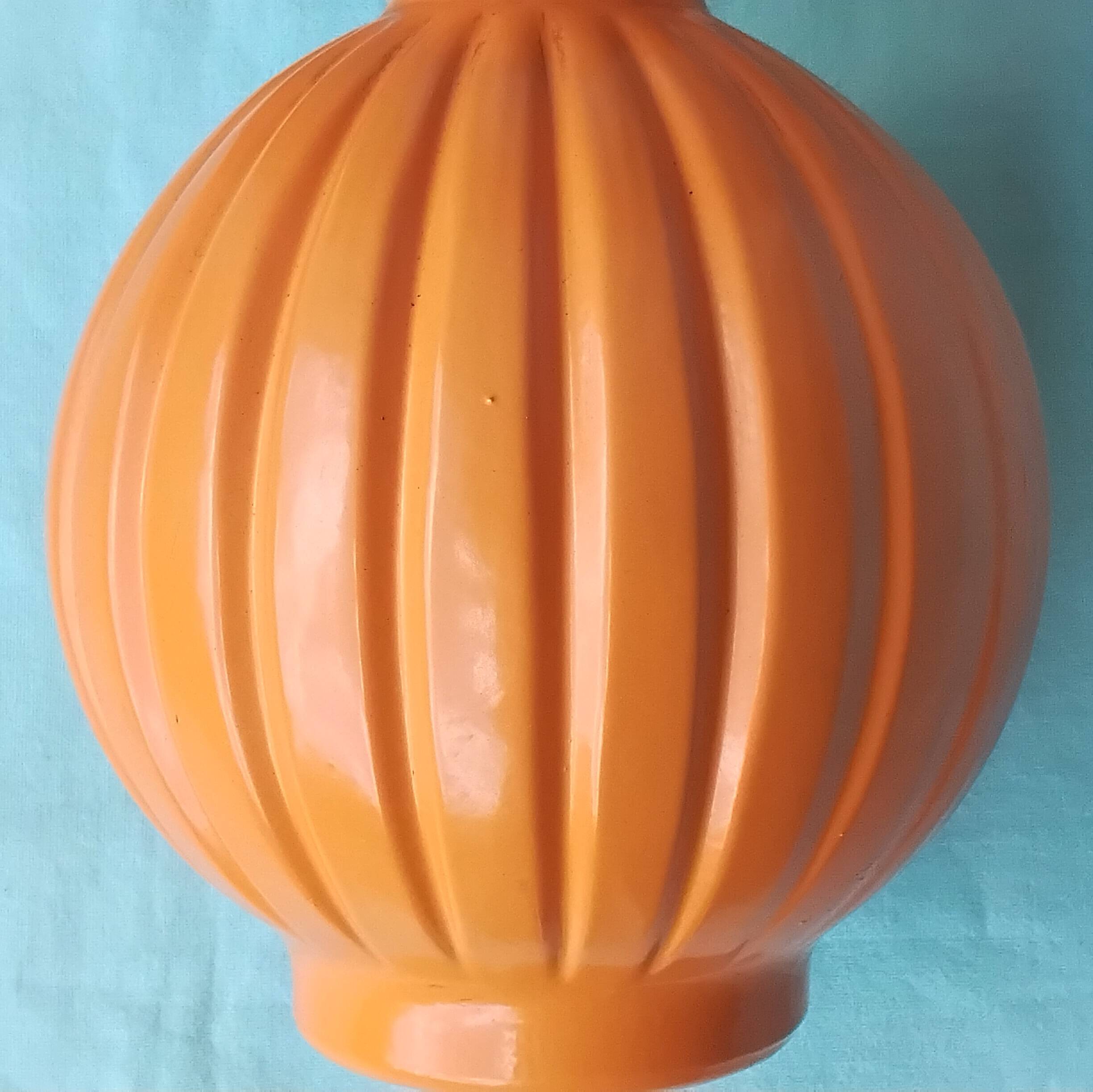70's glass lamp