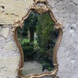 Vintage gold mirror