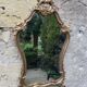 Vintage gold mirror