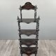 Napoleon III shelf in blackened wood, late 19th century.