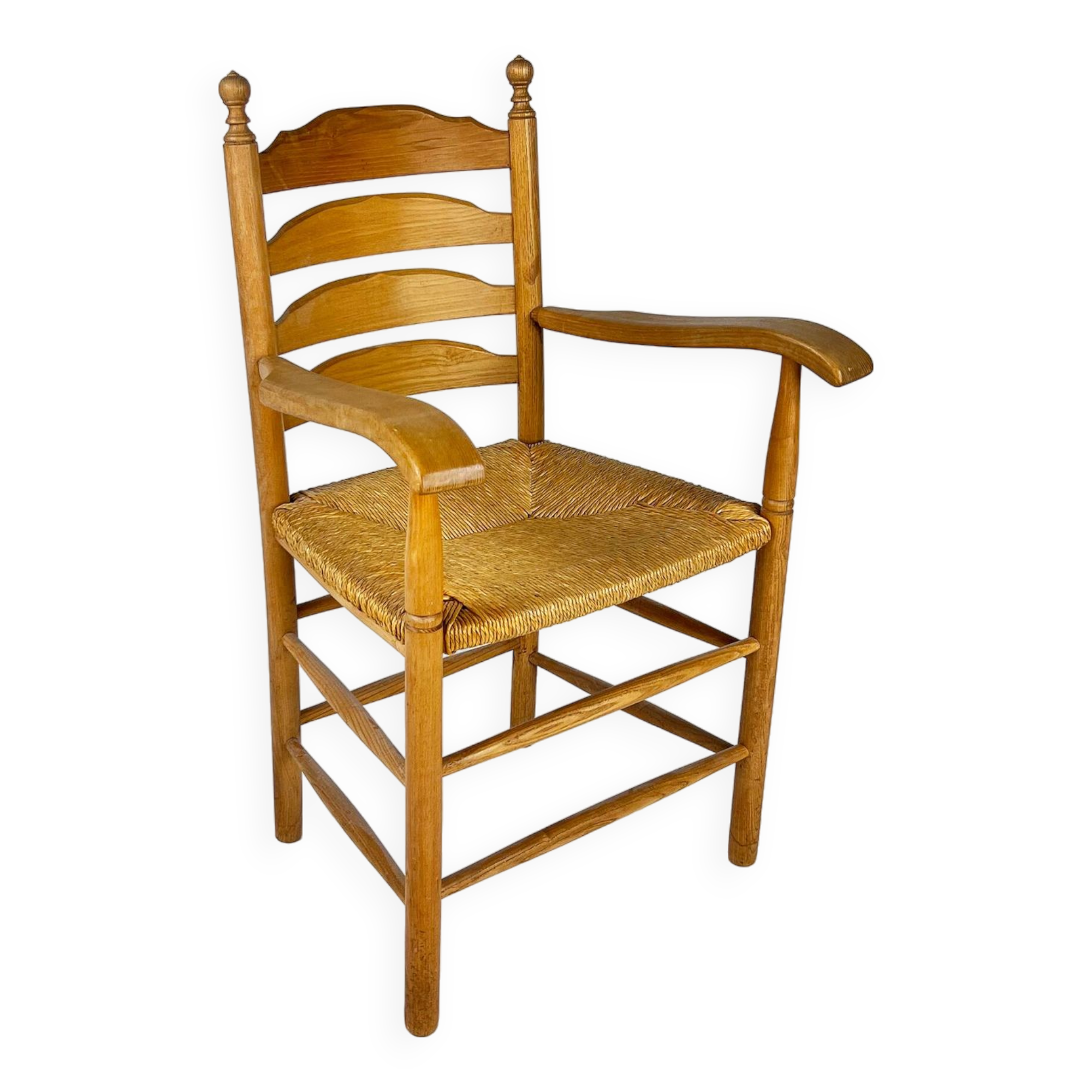 Mid Century Dutch Oak Kitchen Chair, 1960s