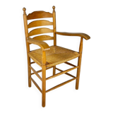Mid Century Dutch Oak Kitchen Chair, 1960s