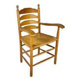 Mid Century Dutch Oak Kitchen Chair, 1960s