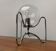 Lampe de table globe trépied de l'époque spatiale du milieu du siècle, années 1960