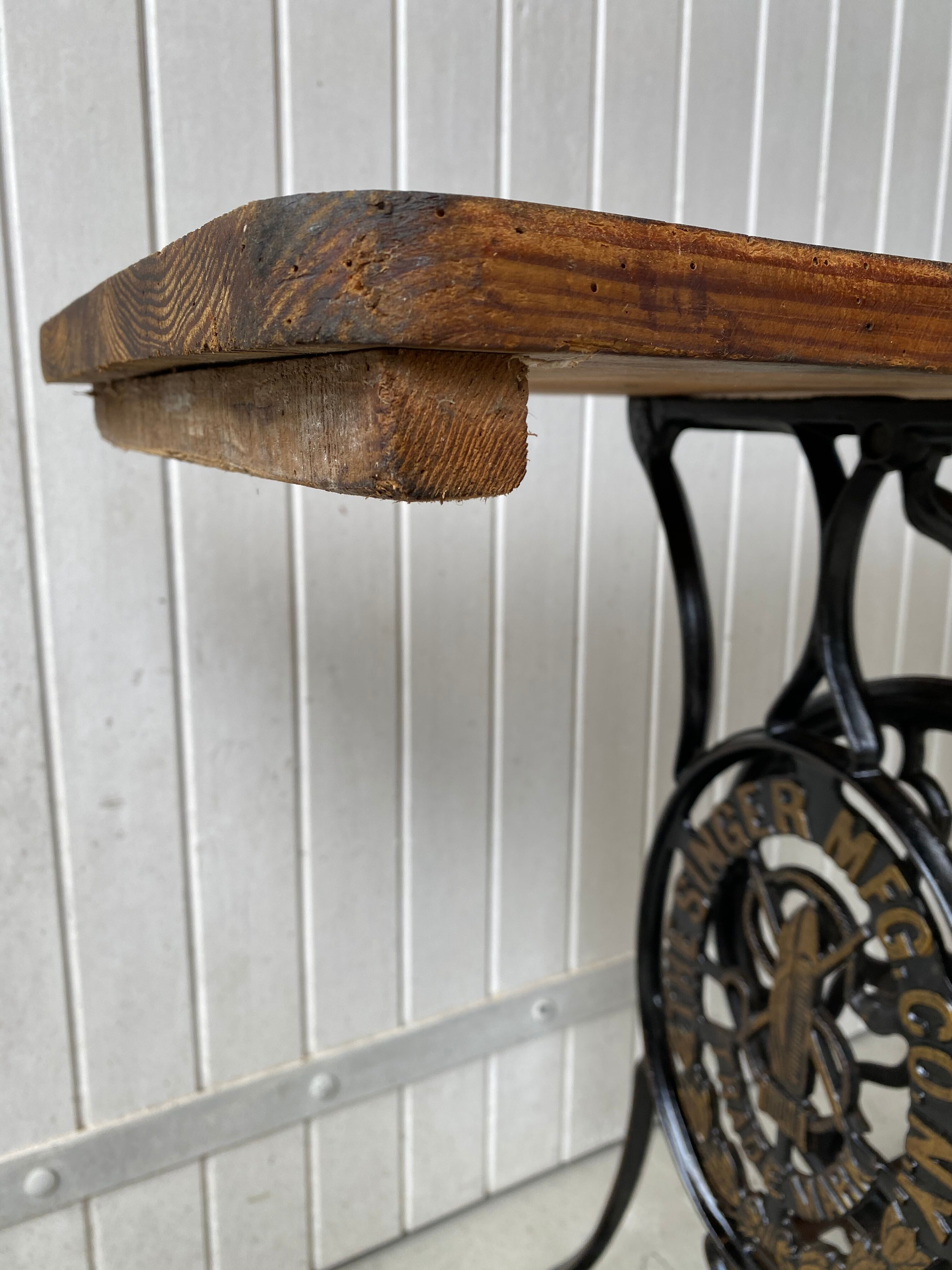 Industrial side table