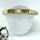 Chandelier 1920 opaline and frosted glass brand bag paris