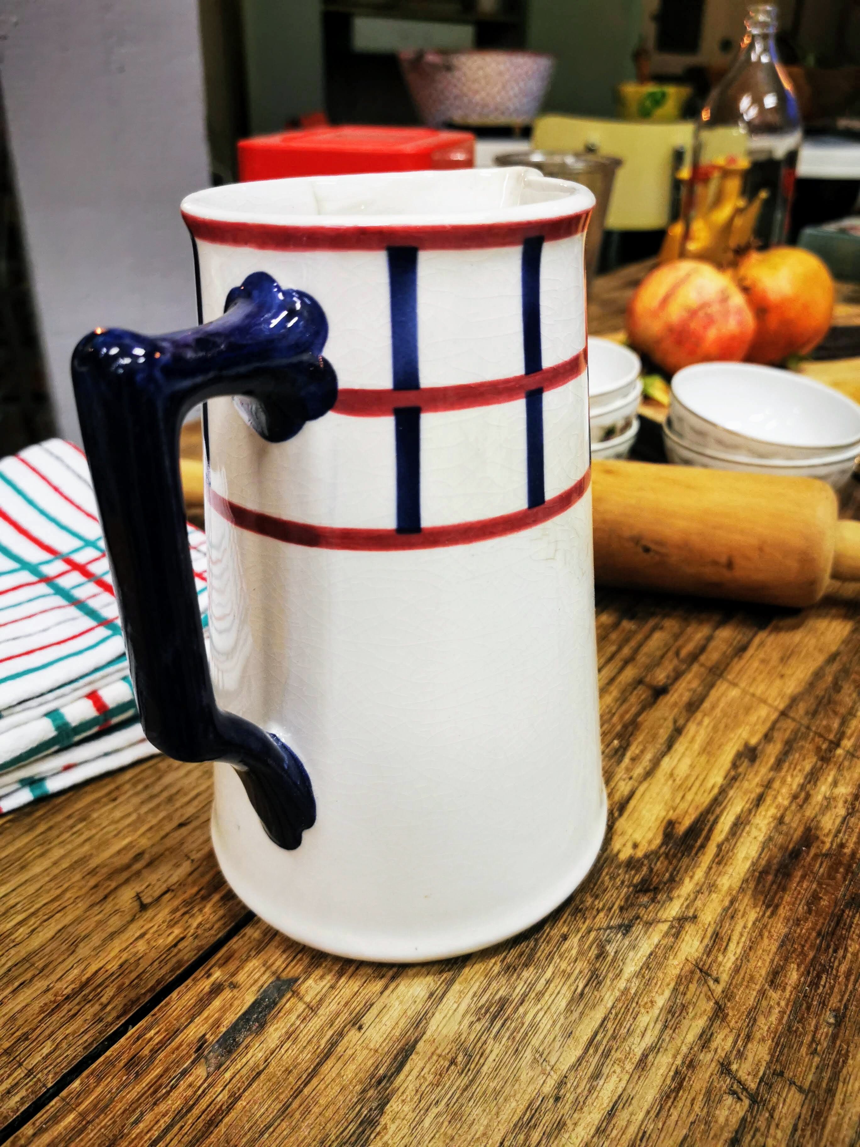 Ceramic pitcher, Basque decor