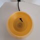 Small vintage lamp in orange opaline glass from the 1970s