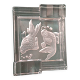 Ashtray with fish decoration