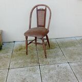 Ancienne chaise vintage ERCOL cannée