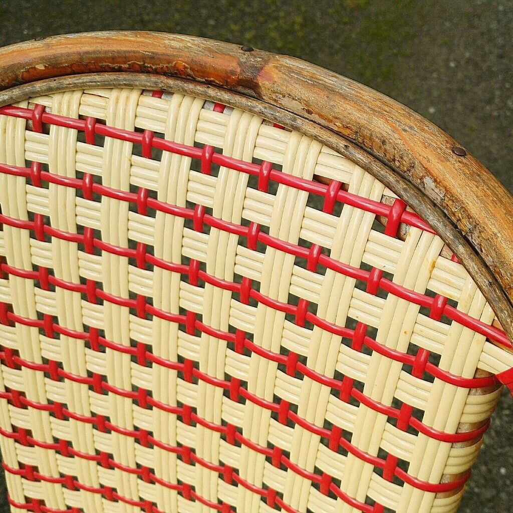 Pair of Parisian bistro chairs Maison Drucker model Fouquet's N°1