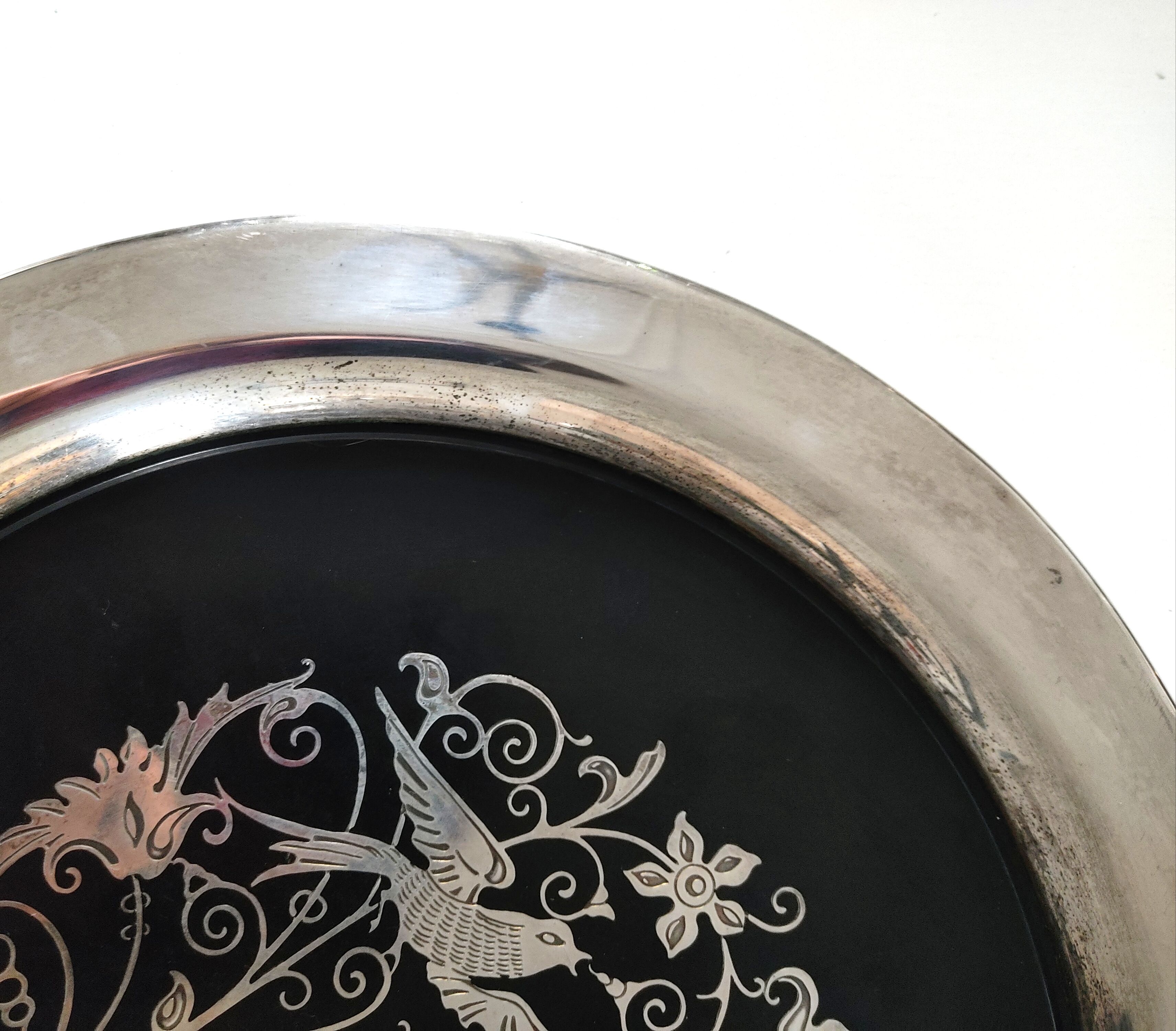 Plateau Métal argenté Oneida USA