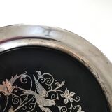 Plateau Métal argenté Oneida USA