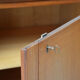 Row 3 doors clear teak, 1960