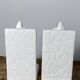 Pair of vintage stone cat bookends