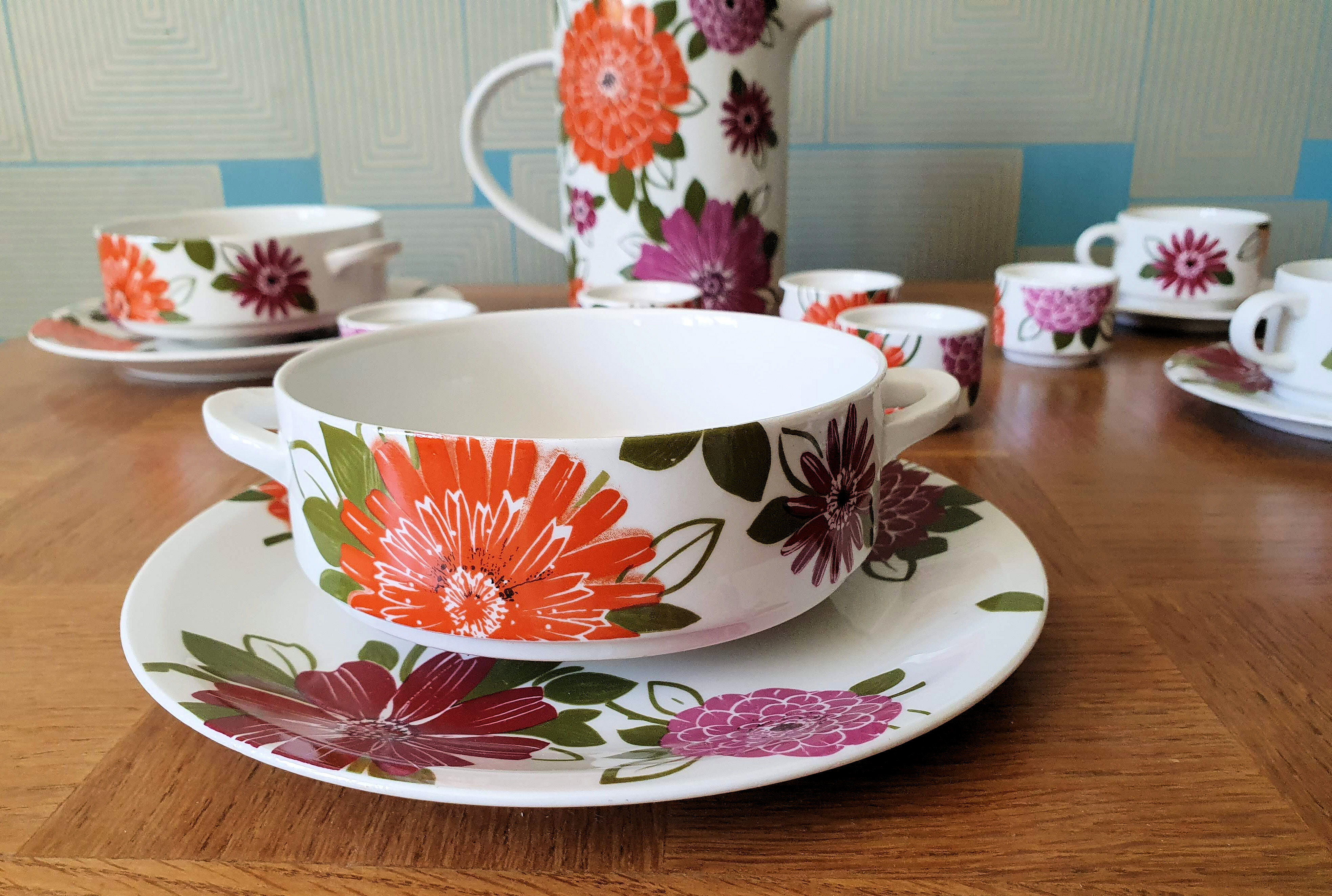 Service vintage Villeroy & Boch Septfontaines