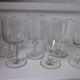 Batch of 6 old glass glass blown depareillè