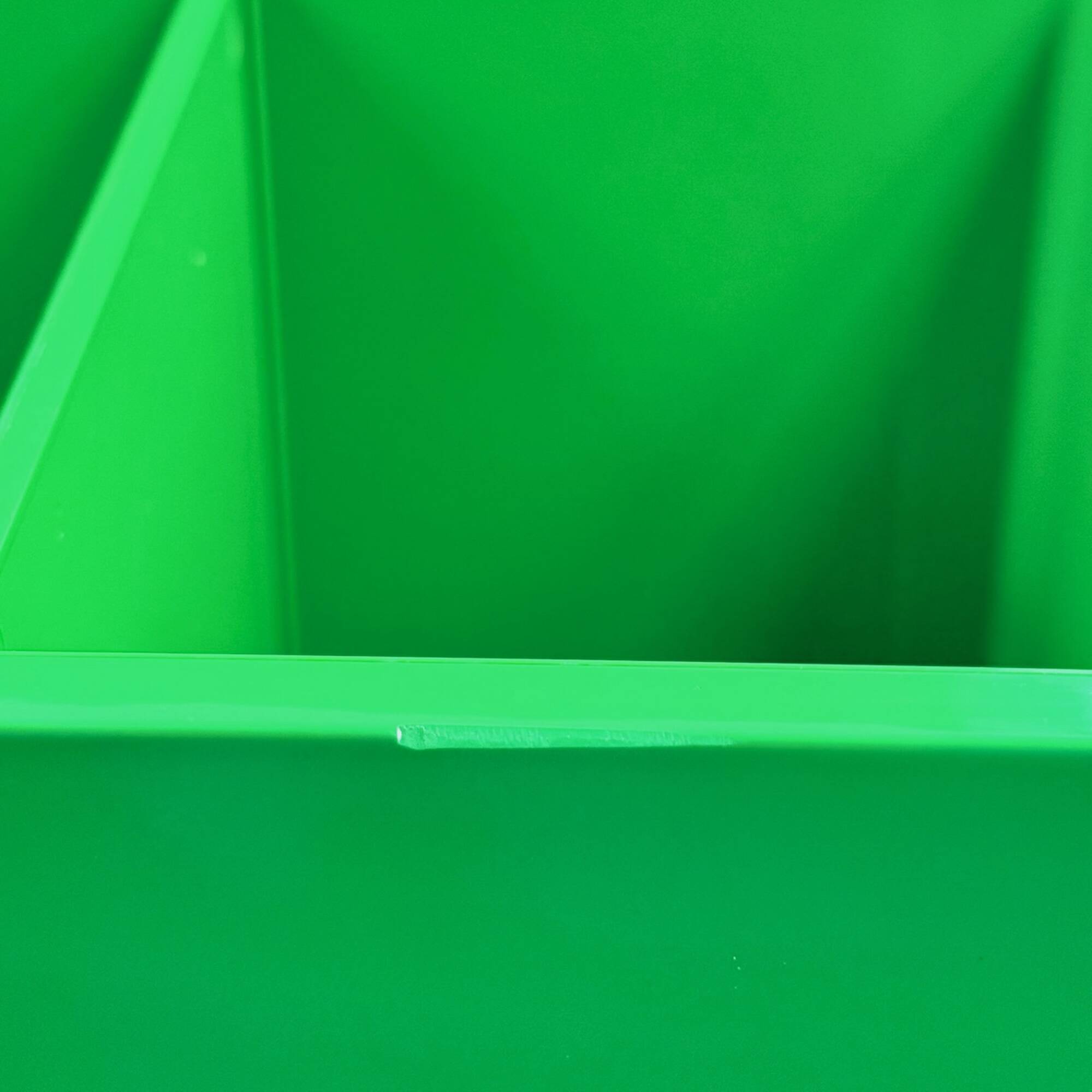 Tabouret coffre Space Age vert Olaf Von Bohr pour Gedy Italie années 60