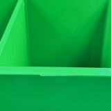 Tabouret coffre Space Age vert Olaf Von Bohr pour Gedy Italie années 60