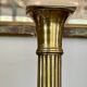 Payroll of brass column candle holders
