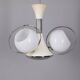 Vintage Space Age Italian Chandelier with Glass Lights, 1970s