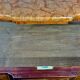 Transition style chest of drawers in rosewood and violet wood, ebony and gilded bronzes