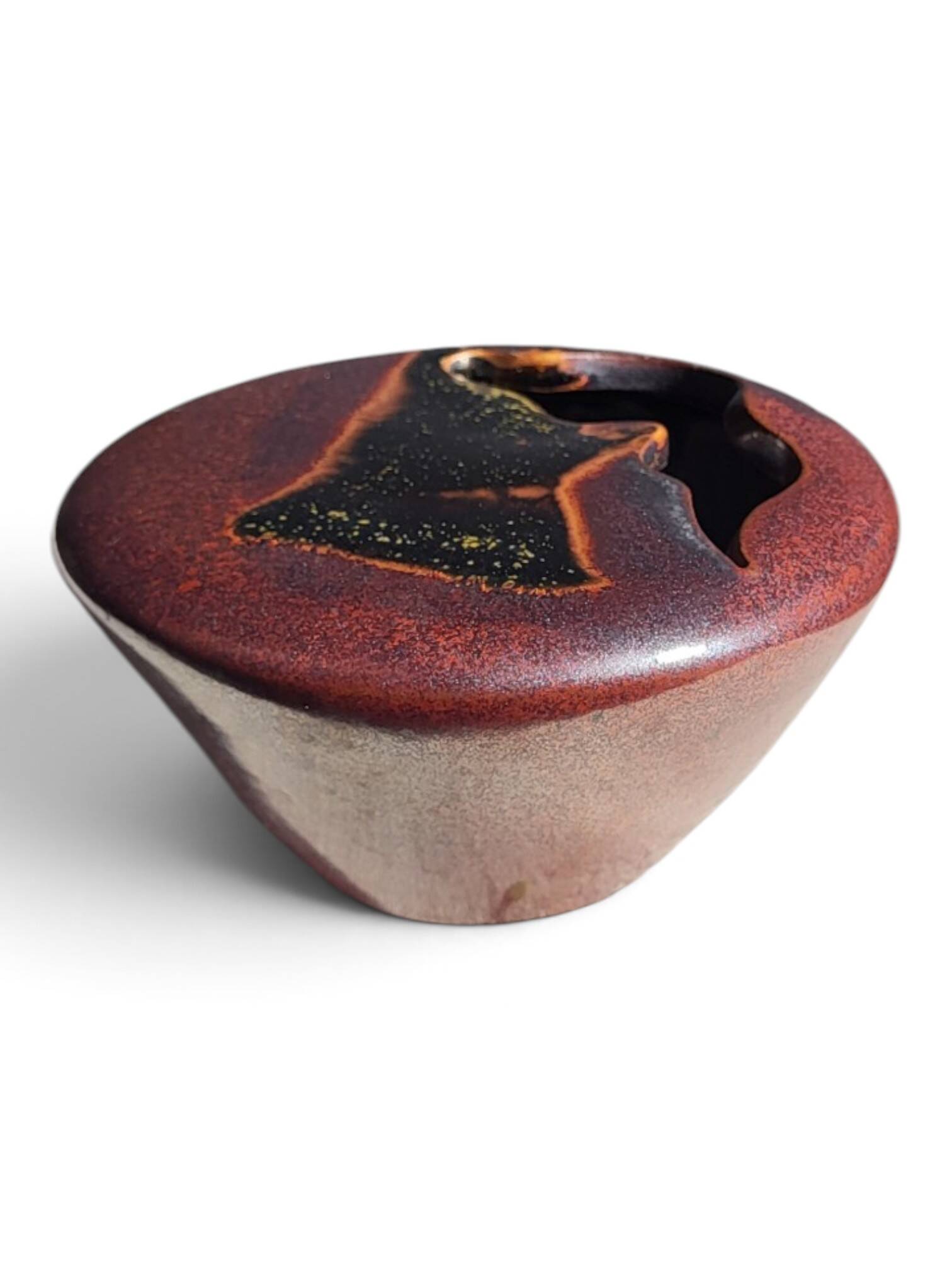 Vase en grès émaillé de Jean Cacheleux — Puisaye