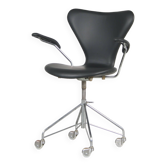 Chaise de bureau pivotante « 3217 » des années 1950 par Arne Jacobsen pour Fritz Hansen, Danemark