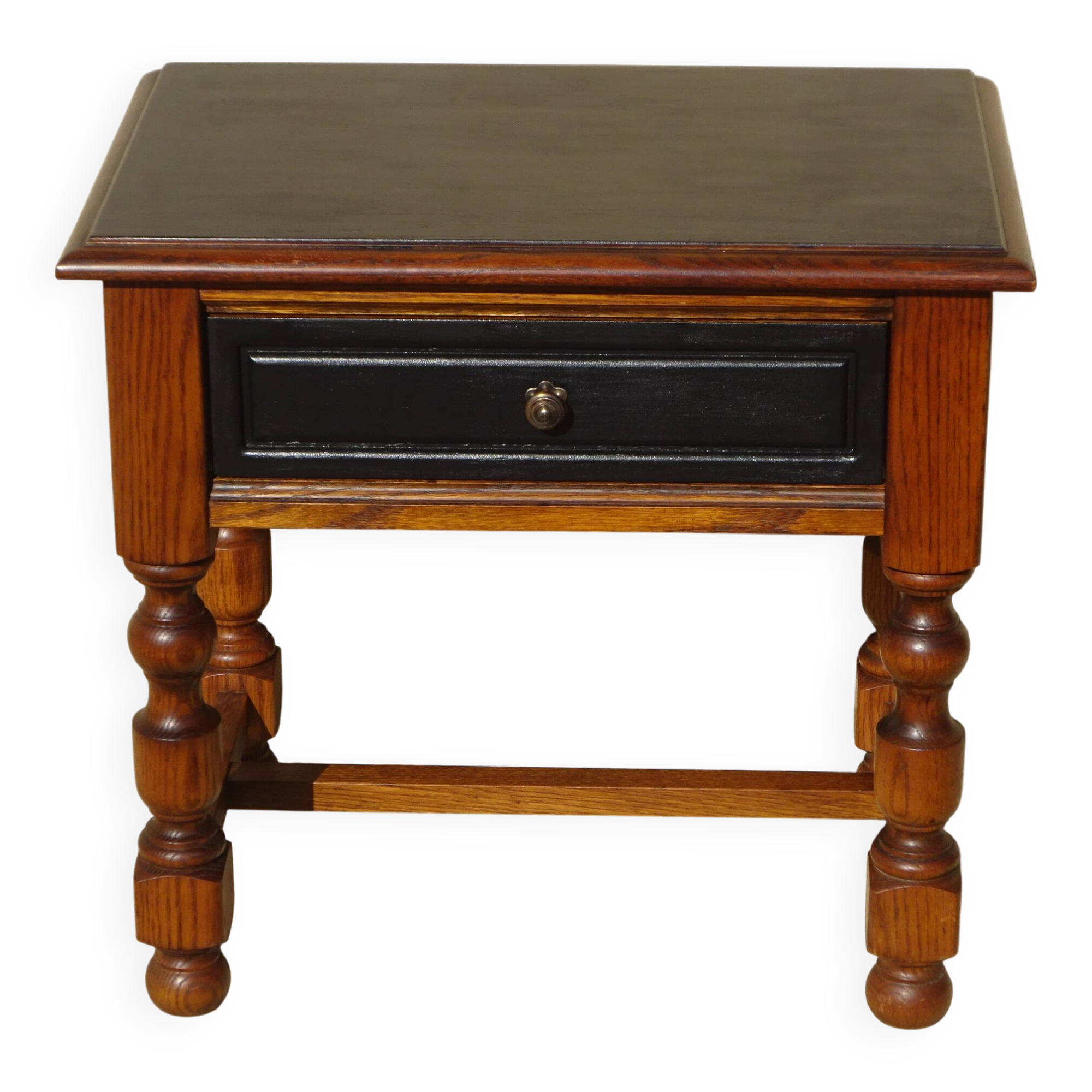 Small rustic bedside table